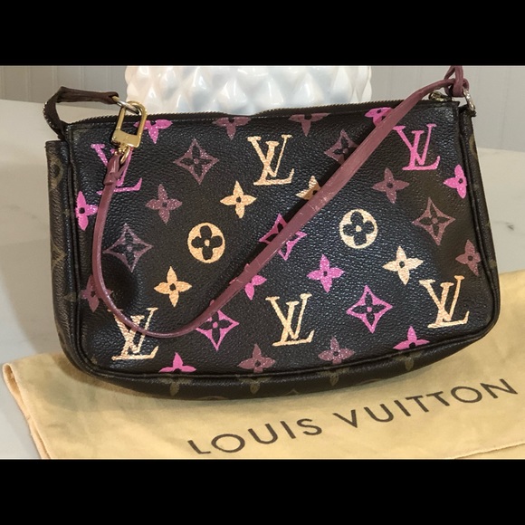 SOLD Authentic Louis Vuitton customized pouchette - Picture 5 of 8